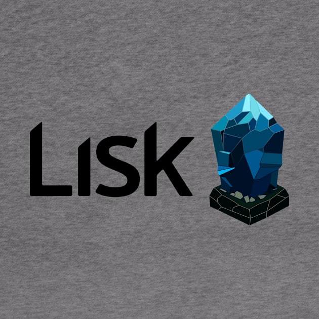 Lisk CryptoCurrency Logo. by CryptoTextile